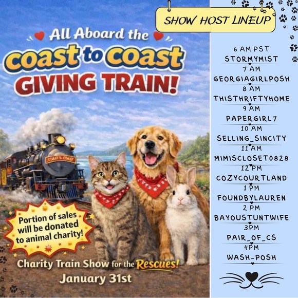 Coast to Coast Giving Train Poster - Picture 2 of 3